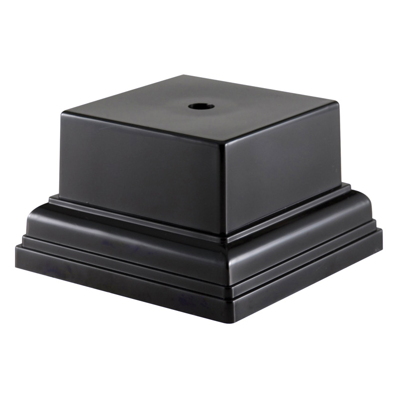 beker basis glanzend zwart 3 1 4