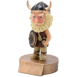mascot bobble heads viking