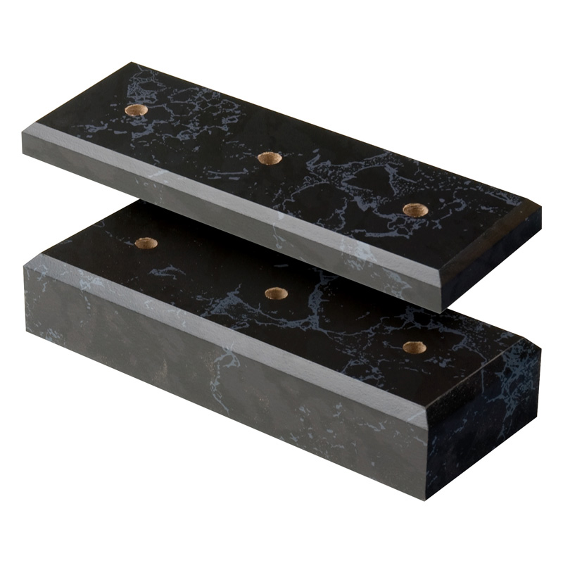 2 palen set zwart 7 1 2