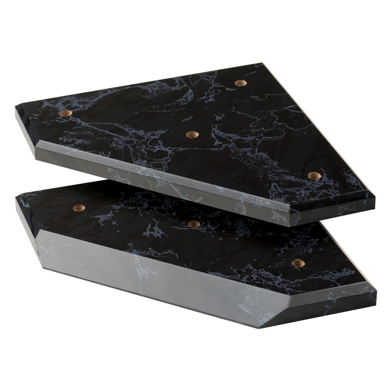 3 post schuin zwart 8 1 4