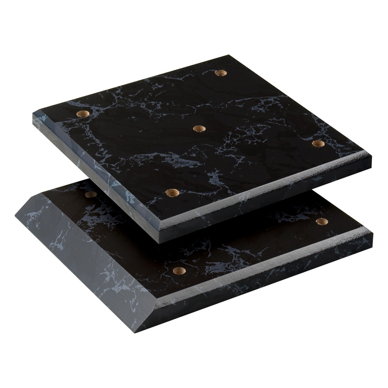 4 post schuin zwart 8 1 4