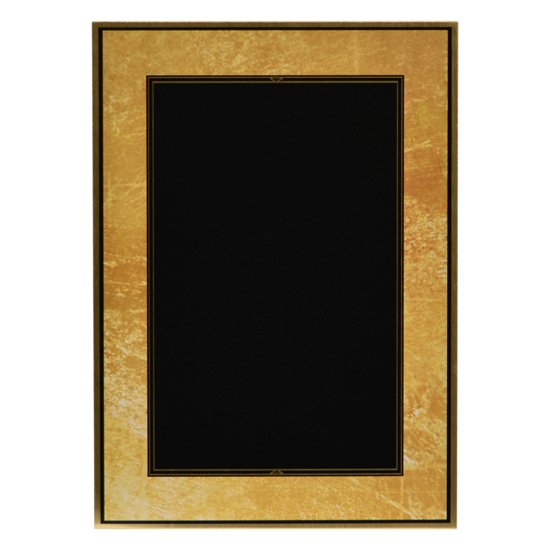 chroma brass plq plt gold blac