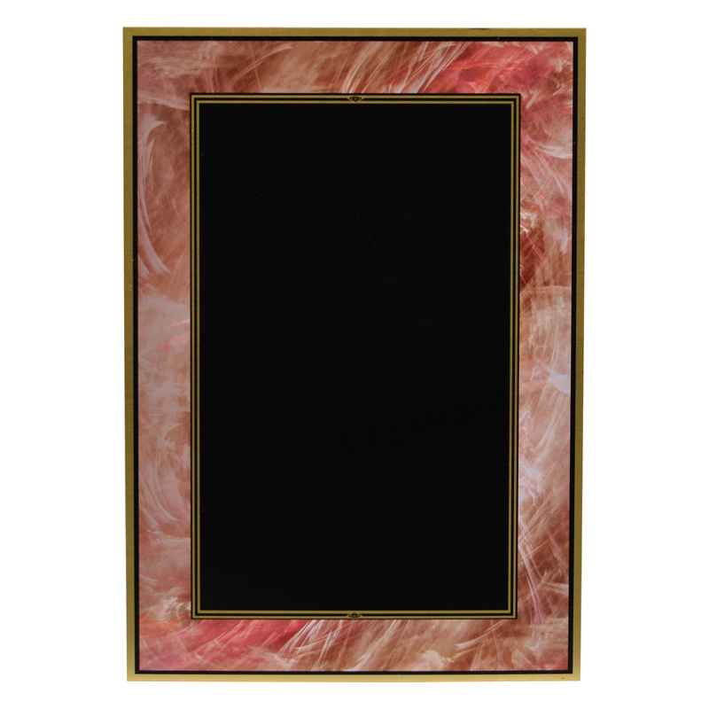 chroma brass plq plt burgundy