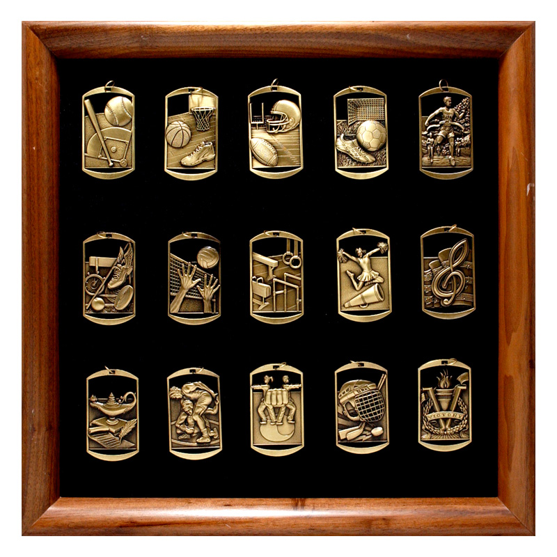 dog tag medaille display