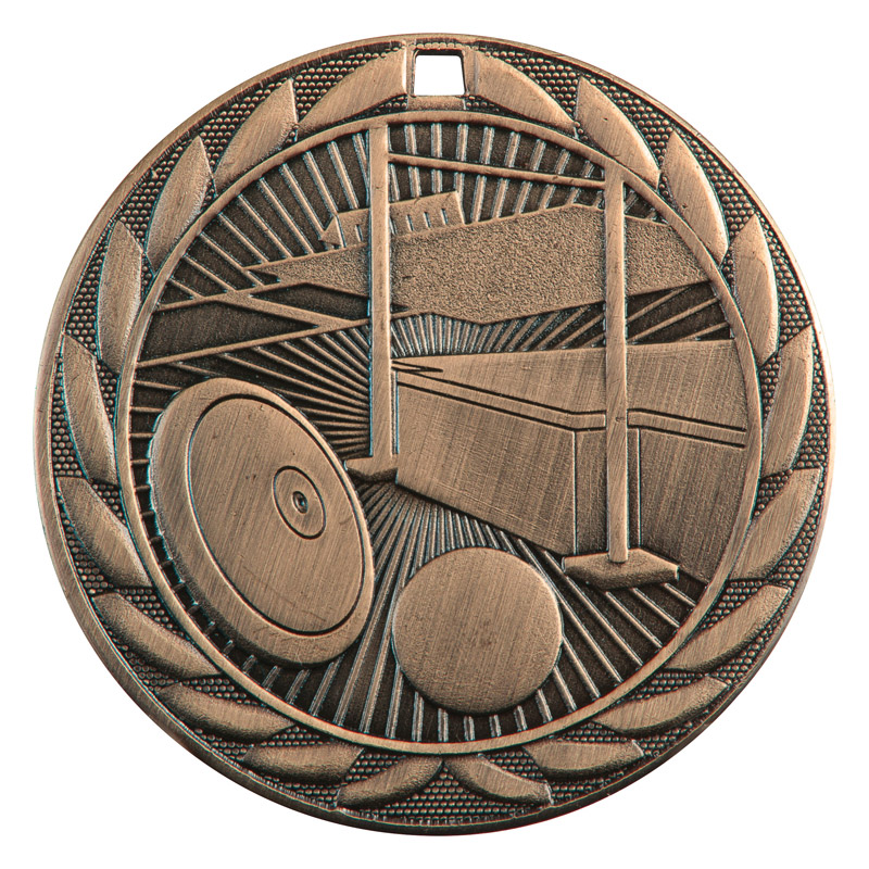 track & field iron  bronze