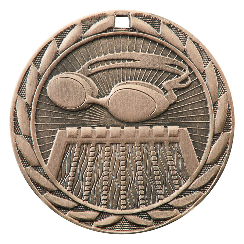 swimming  iron  bronze