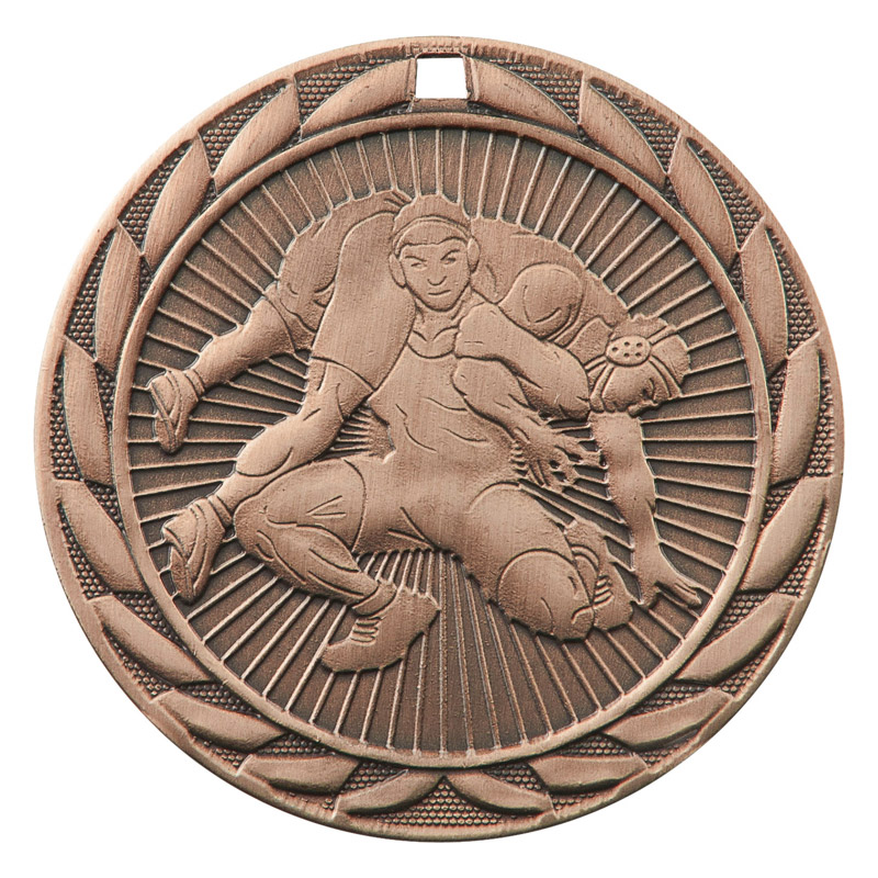 wrestling  iron  bronze