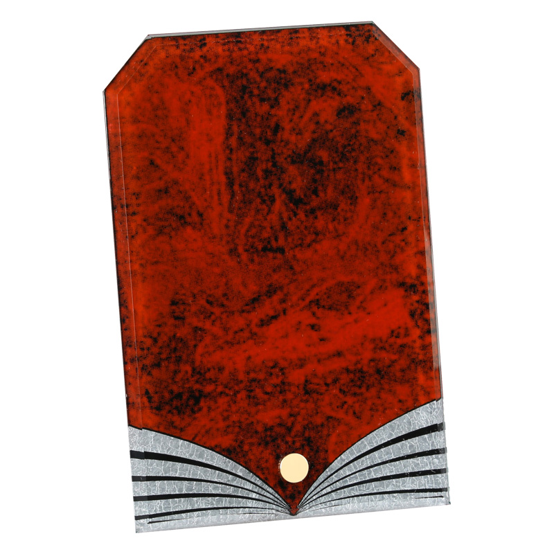 5 x7 red fountain glass awa