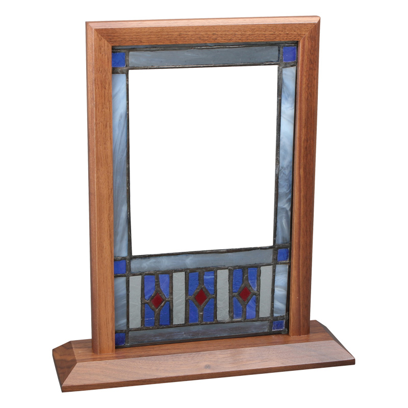 8x10 blue glass award  3