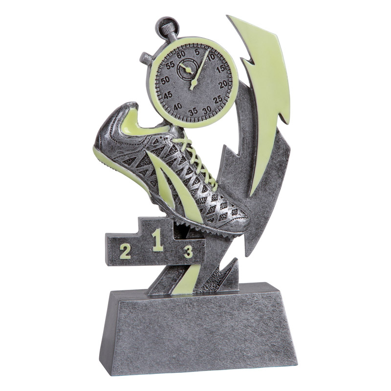 track glow in dark resin