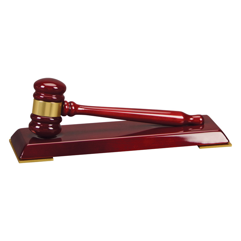 gavel deluxe lg set rosewd