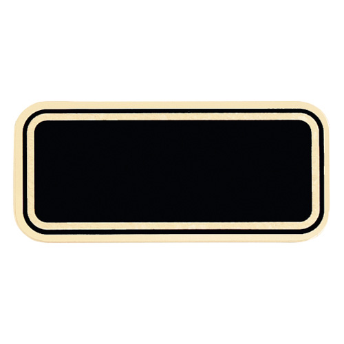 deluxe name plate 1 1 8x2 1 2