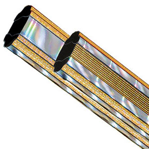 lightning wide silver gold