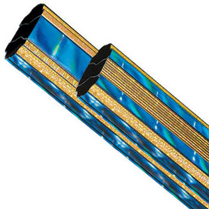 lightning wide blue gold