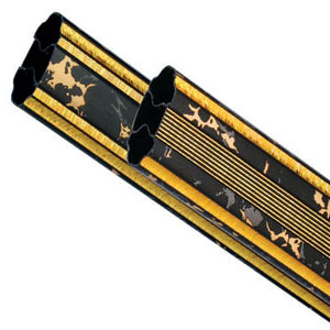 lightning wide black marble