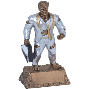 salesman monster resin