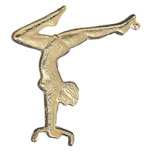 female gymnast chenille pin