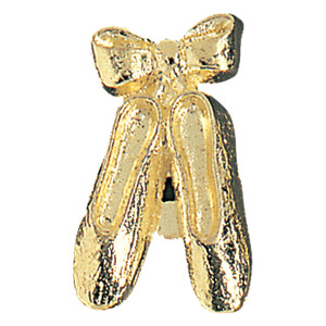 ballet slippers chenille pin
