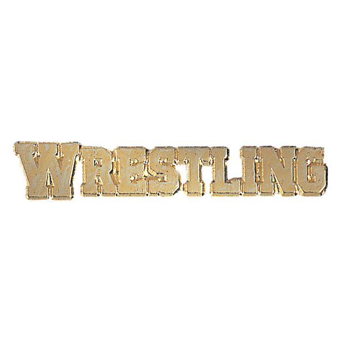 wrestling  letters  chenille p