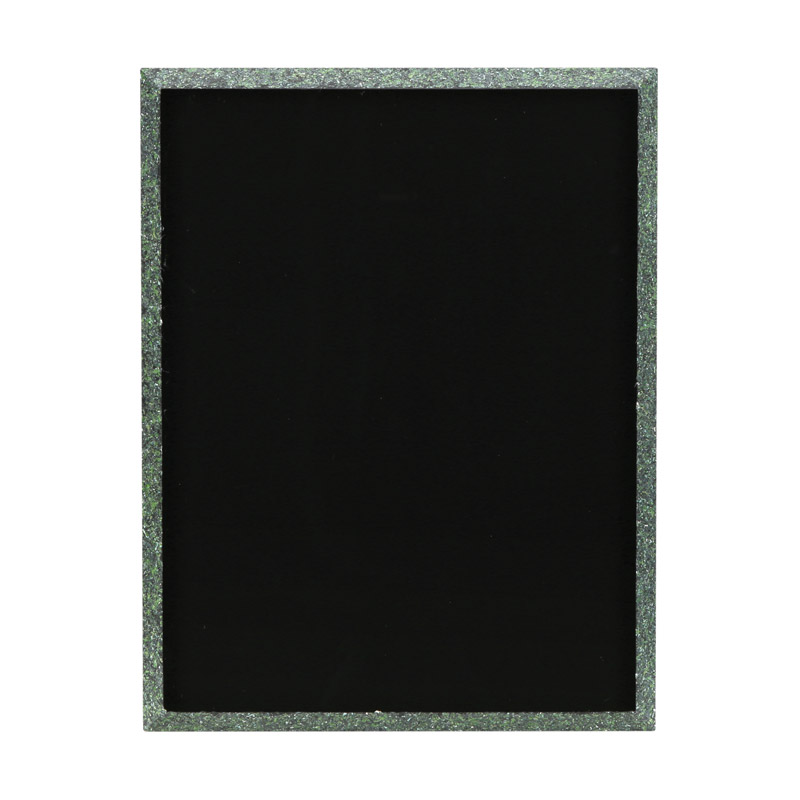 7x9 green stone edge plaque