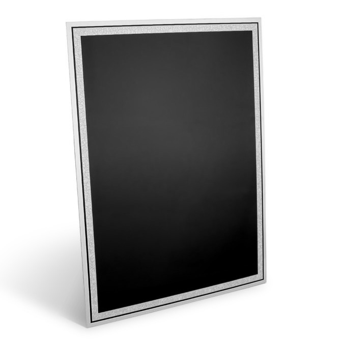 plaq plates silver bk 7 x 10