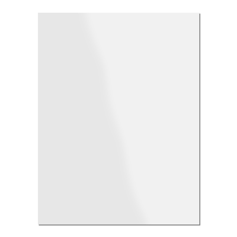 pre cut plate prosub white