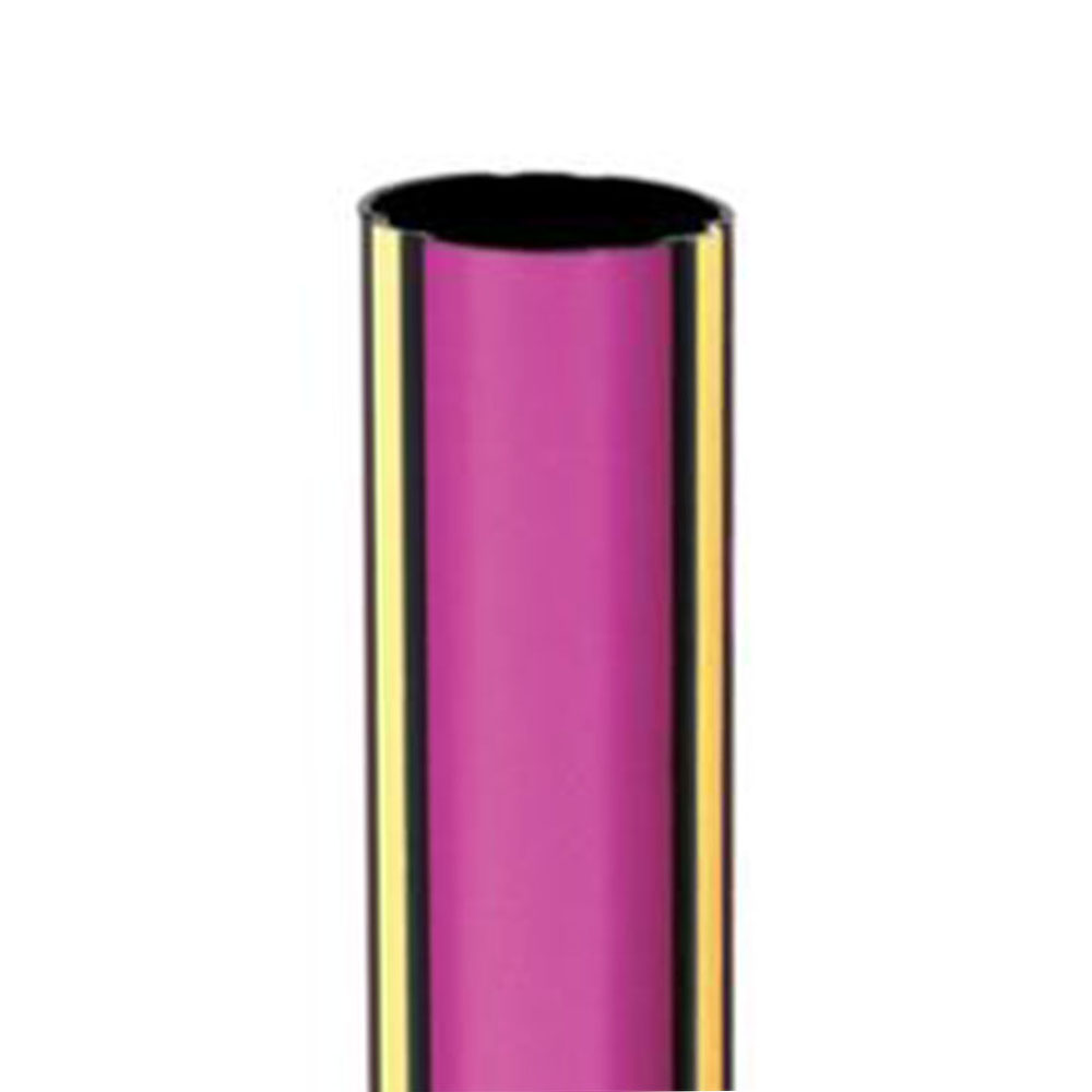 FROSTED COLUMN RND FUSCHIA