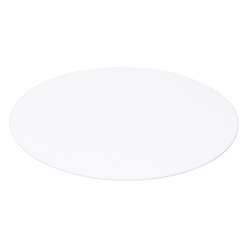 1.5 x3 matte oval badge  1