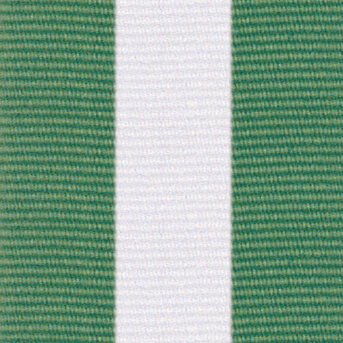 7 8 ribbon grn wht grn w o h