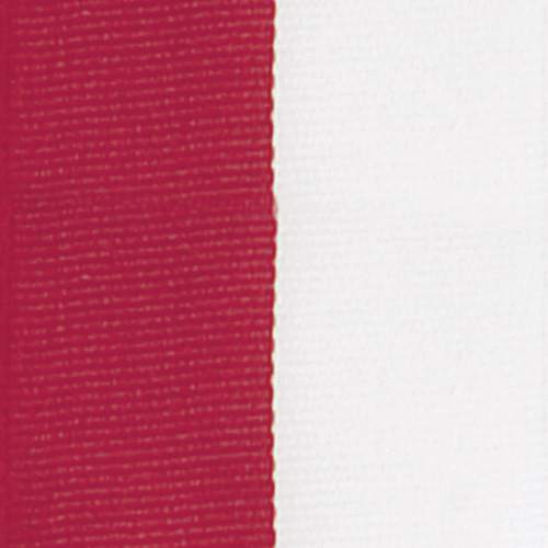 1.5 ribbon red white w o clip