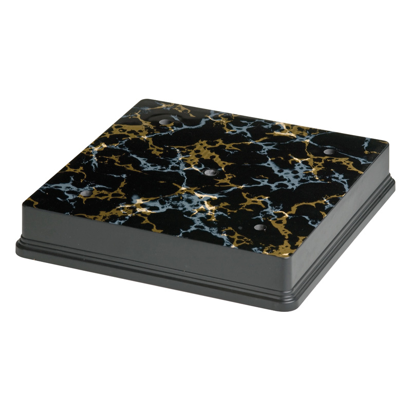 4 paalvoet zwart 8 1 2