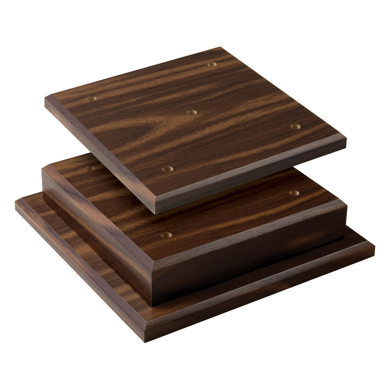 4 staanderset trede walnoot 9