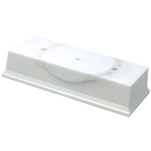 hoge voet vierkant wit 3hc