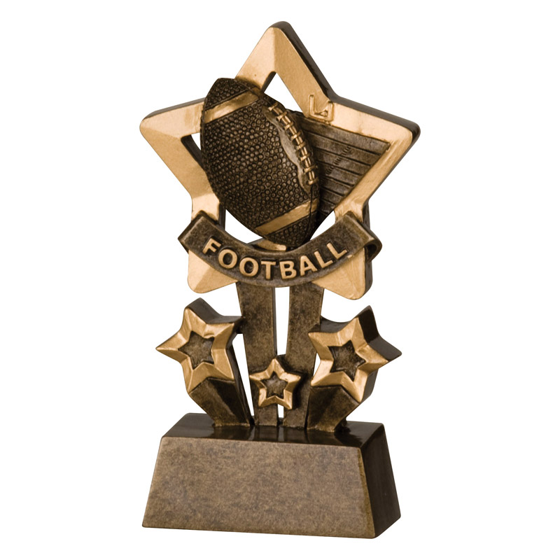 football star resin 4 1 2