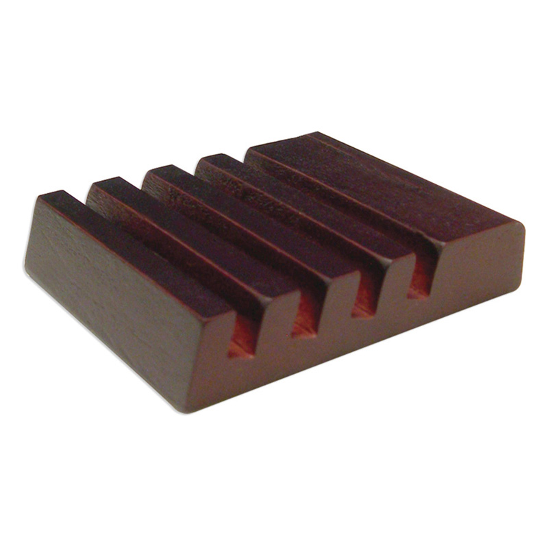 mahogany coaster holder