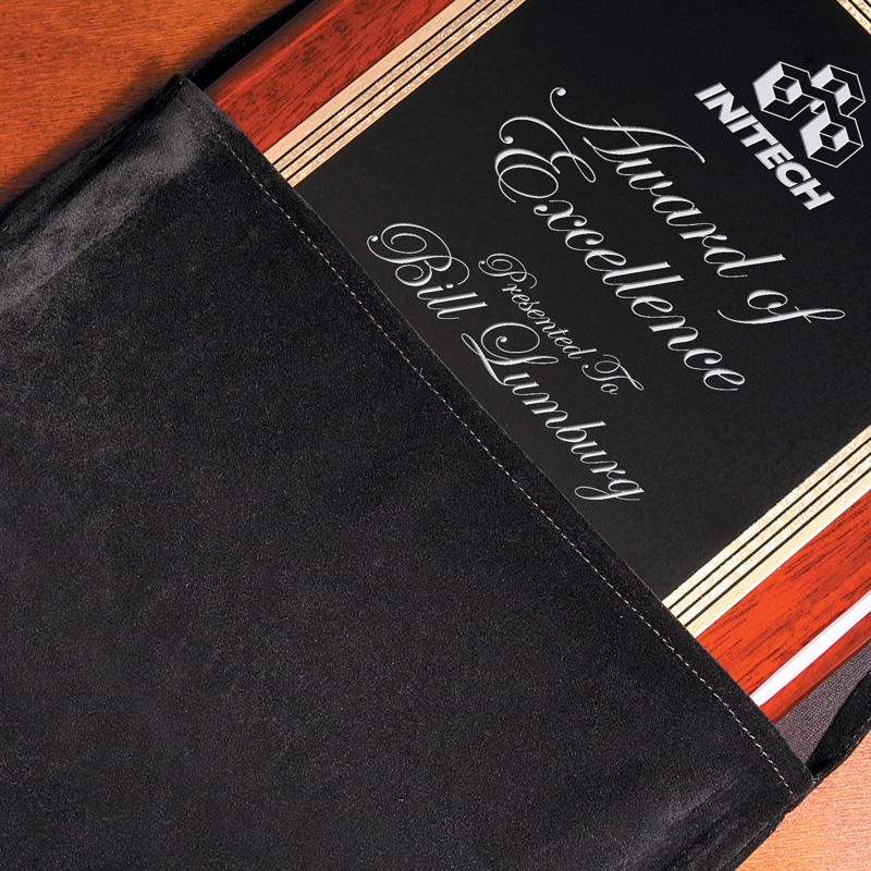 velvet pouch for 10x14 plaque