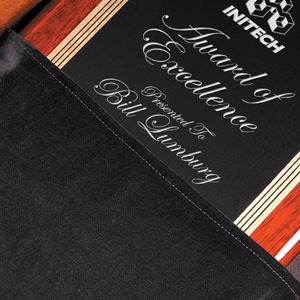 velvet pouch for 8 x10 plaque