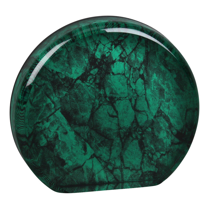 5 green acrylic round stand