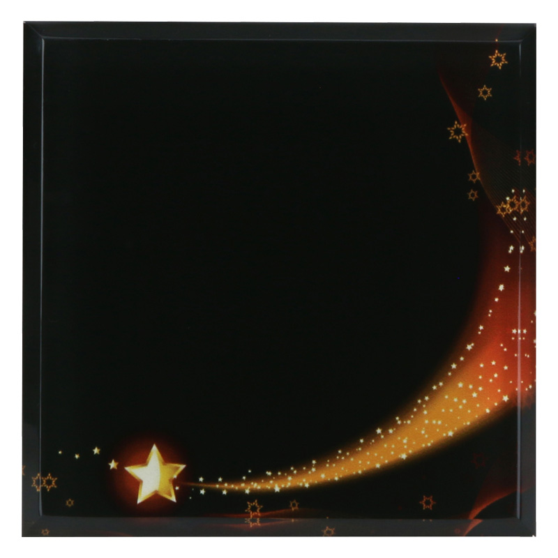 4.5 sq. star acrylic plate
