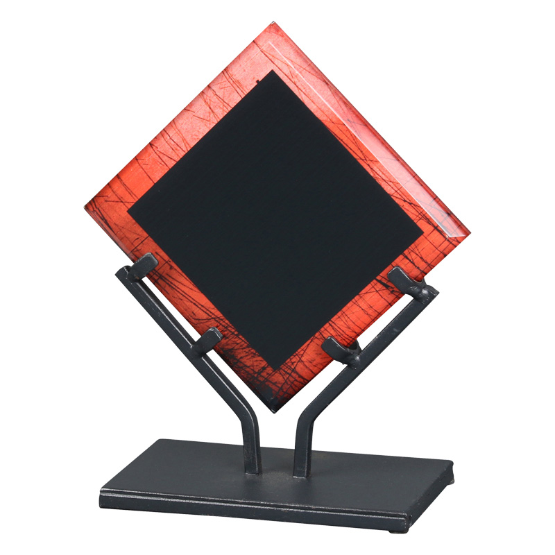 6.25 x7.75 bright red acry