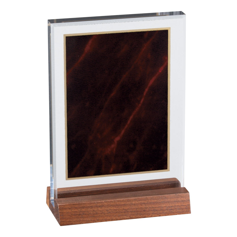 8 3 8 x6 acrylic w base&pla