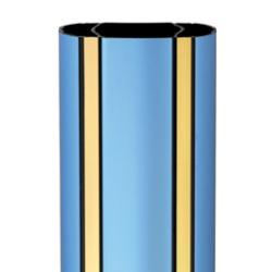 FROSTED COLUMN WIDE LT BLUE