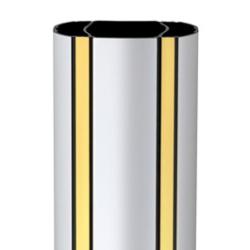 FROSTED COLUMN WIDE SILVER