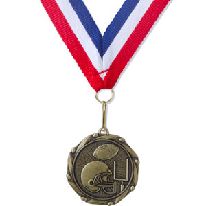 medaille met lint voetbal