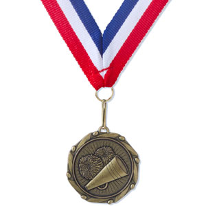 medaille met lint juichen