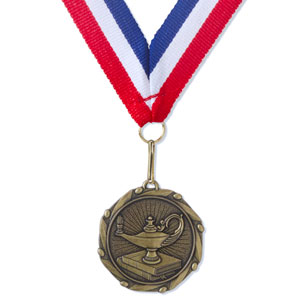 medaille met lintverlichting