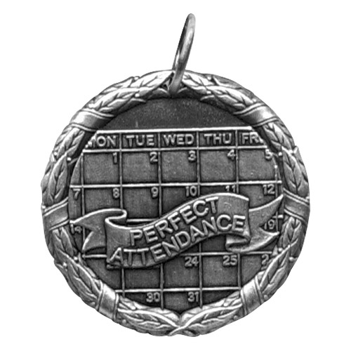 perfect attend. silver 1 1 4