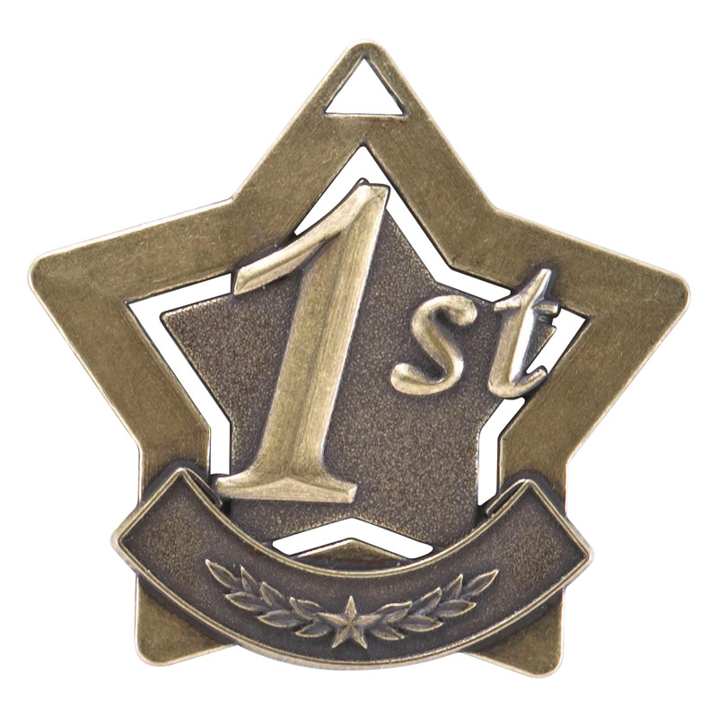 1e plaats ster goud 2 1 4