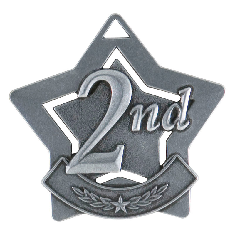 2nd place star silver 2 1 4