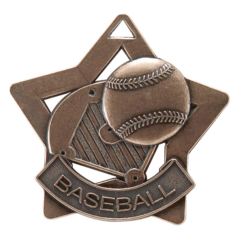 baseball star bronze 2 1 4